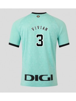 Muži Futbalové oblečenie Athletic Bilbao Dani Vivian #3 2025-26 Krátky Rukáv - Tretina